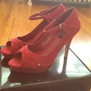White House Black Market Red heels